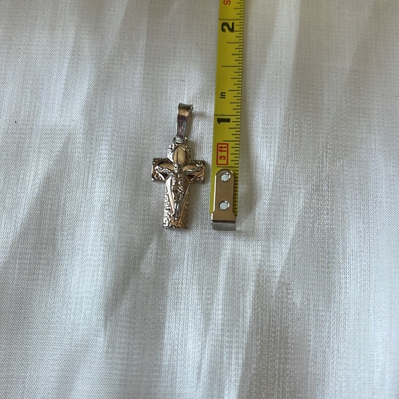 Sterling Silver Cross Pendant, Unisex, NWOT - Picture 6 of 7